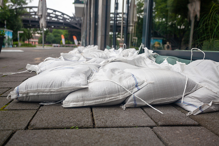 Sandbags for hurricane preparedness